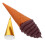 2Pcs Fake Ice Cream Cone Props Brown PVC Multipurpose Decor Models 2