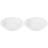 2Pcs White Ceramic Baking Pans Non-Stick Round Pie Pizza Cake Pans 4
