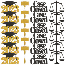 4 Pieces Graduation Decoration Congrats Cake Topper Party Decorations