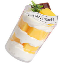 Fake Dessert Cup Model for Shop Display Photography Prop