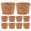 50Pcs Kraft Paper Cupcake Liners Light Brown Baking Cups for Muffins 1