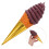 2Pcs Fake Ice Cream Cone Props Brown PVC Multipurpose Decor Models 9