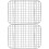2Pièces Racks De Cuisson Acier Inox 304 Argenté Support Poids Lourd 3