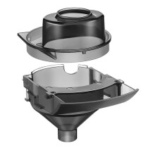 Vervangende trechter en deksel compatibel met Baby Brezza, lekvrij ontwerp, vaatwasmachinebestendig