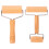 2Pcs Light Brown Wooden Dough Rollers Pin for Pizza Pastry Baking Tool 3