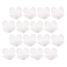 100Pcs Chocolate Wrapping Trays White Paper Holder for Candy Storage
