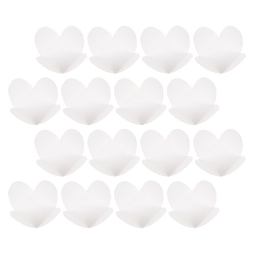 100Pcs Chocolate Wrapping Trays White Paper Holder for Candy Storage