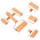 2Pcs Light Brown Wooden Dough Rollers Pin for Pizza Pastry Baking Tool 4