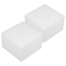 2Pcs Rectangular Foam Cake Molds for Craft and Cake Modeling DIY Use