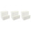 18Pcs Compact White Cubic Cake Models Wedding DIY Practice Accessories 4