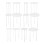 12pcs cake tier supports with reusable spacer dowels for stacking 10