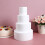 4Pcs Foam Cake Dummies White Lightweight Wedding Display Cake Models 11