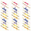 100pcs multi-function twisting ties for bread, candy, festival use 3