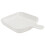 Square Grill Plate With Non Stick Coating Reusable Drying Tray White 1