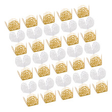 100pcs Mini Chocolate Truffle Wrappers Paper Liners Cups