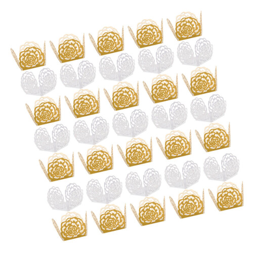 100pcs Mini Chocolate Truffle Wrappers Paper Liners Cups