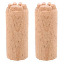 2Pcs Wooden Paw Print Dough Stamp Cookie Mold Cake Press Baking Tool