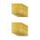 200Pcs Golden Foil Candy Wraps with Decorative Texture for Chocolate 3