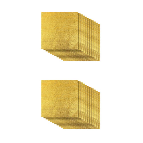 200Pcs Golden Foil Candy Wraps with Decorative Texture for Chocolate 2