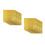 200Pcs Golden Foil Candy Wraps with Decorative Texture for Chocolate 4
