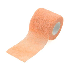 Sport Self Adhesive Elastic Bandage Wrap Tape for Knee Support Pads Finger Ankle Shoulder 5cm X 4.5M Orange