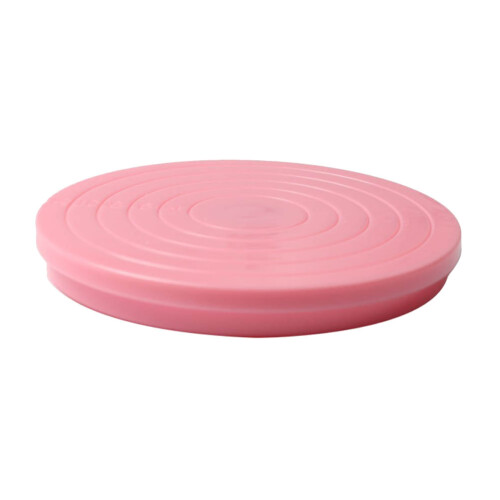 2Pcs Cake Spinners Pink Non-Slip Rotating Cake Decorating Tools