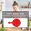 2Pcs Red Ceramic Escargot Baking Tray Snail Serving Plate Durable 9