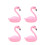 12Pièces Décor Flamant Rose Pour Gâteau Rose Durable Et Polyvalent 2