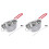 2Sets Silver Melting Pot Set with Mixing Spoon Durable for Cooking 2