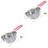 2Sets Silver Melting Pot Set with Mixing Spoon Durable for Cooking 3
