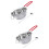2Sets Silver Melting Pot Set with Mixing Spoon Durable for Cooking 7