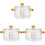 3Pièces Casserole En Verre Transparent Stable Pour Cuisson Maison 4