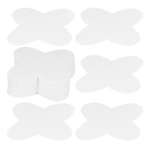 150Pcs White Paper Chocolate Candy Wrappers for Party Wedding Storage