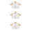 3Pièces Casserole En Verre Transparent Stable Pour Cuisson Maison 8