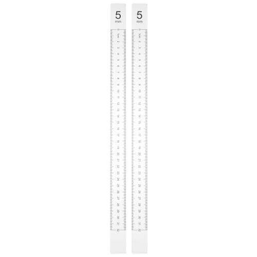 Dough Ruler Balance Scale Silver Acrylic 1 Pair