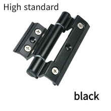 Tür- und Fensterband 100mm schwarz für Innen- und Außenbereich aus Aluminiumlegierung, rostbeständig