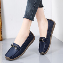 (Dark Blue, 41) Women\'s Anti-Slip Flat Shoes - Christmas Gift