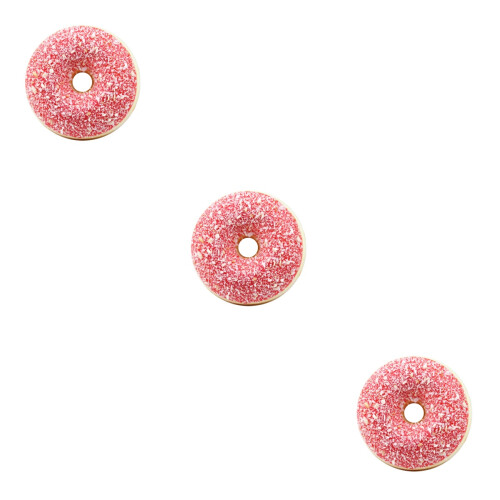 3Pcs Artificial Cake Red PU Simulation Fake Food Model for Display 2