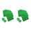 200Pcs Green Foil Wrappers for Chocolate Candy Durable Easy Wrap 5