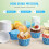 100Pcs Cupcake Holder Paper Multi Color Safe for Bakery and Home 8