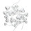 40Pcs Silver Heart Cake Inserts Lightweight Wedding Decor 1