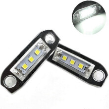 Φώτο πινακίδας συμβατό με Volvo XC60 XC90 S60 V60, 18 SMD Λευκό φως, Χωρίς σφάλμα OBC
