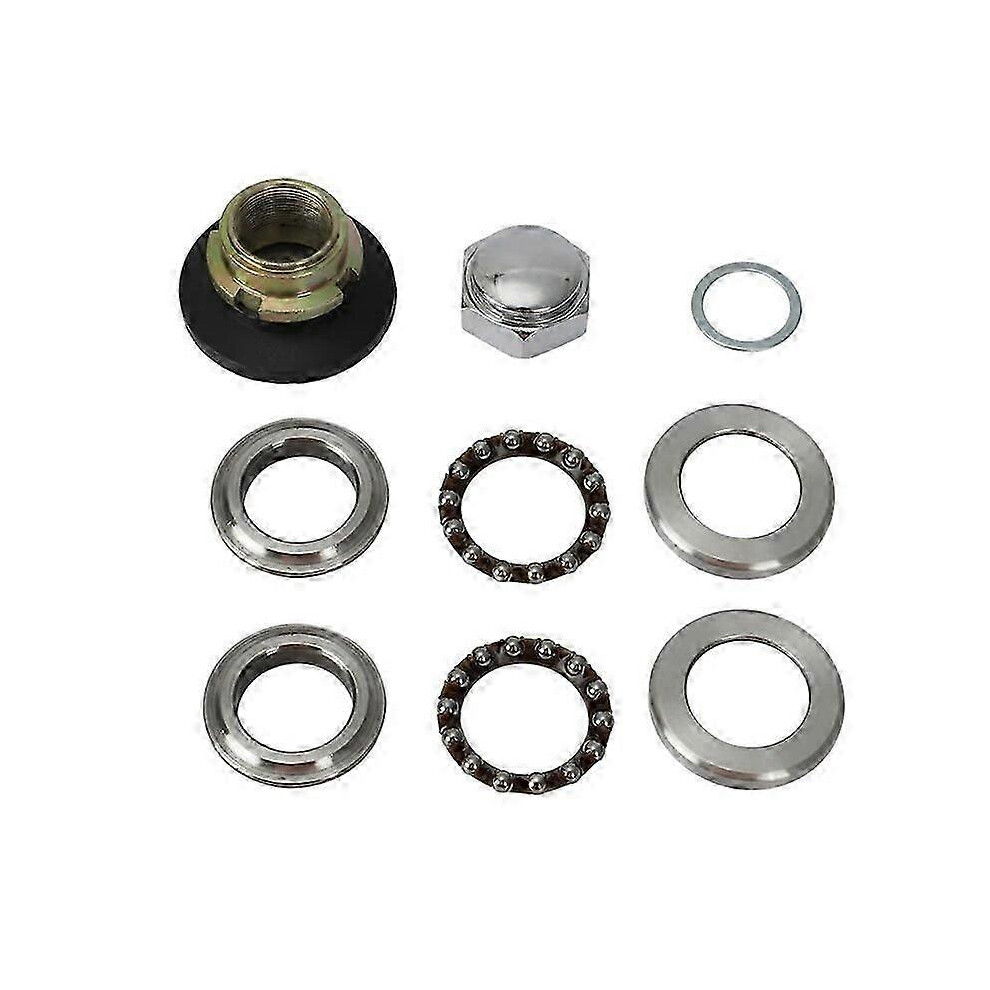 Steering Bearing Kit 9-Piece Set Compatible With Honda Atc Caged Roller Bearings 41Mm 22Mm 24Mm 6901508295223
