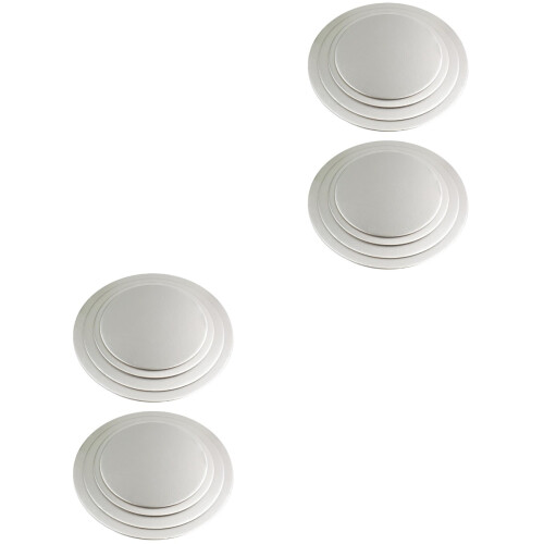 16Pcs Silver Cake Display Base Round Cake Boards for Wedding 2