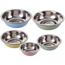 1 Set Metal Soup Dough Mixing Bowl Kitchen Washing Basin