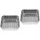 2Sets Multifunctional Silver Stainless Steel Baking Tray with Net Rack 8