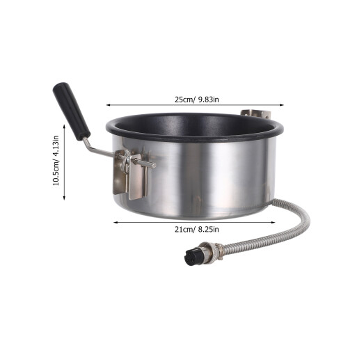 Kettle For Popcorn Maker: 8 Oz Nonstick Replacement Pot 1