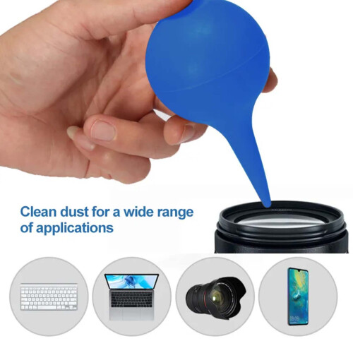 (Blue, S) Baby Ear Wash Bulb - Safe Suction Tool for Infants 1