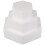 9Pcs White Cake Molds Hexagon Shape DIY Craft Cake Decorating Props 1