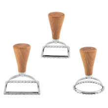 1Set Assorted Color Dumpling Maker Set Alloy & Wood Biscuit Cutter